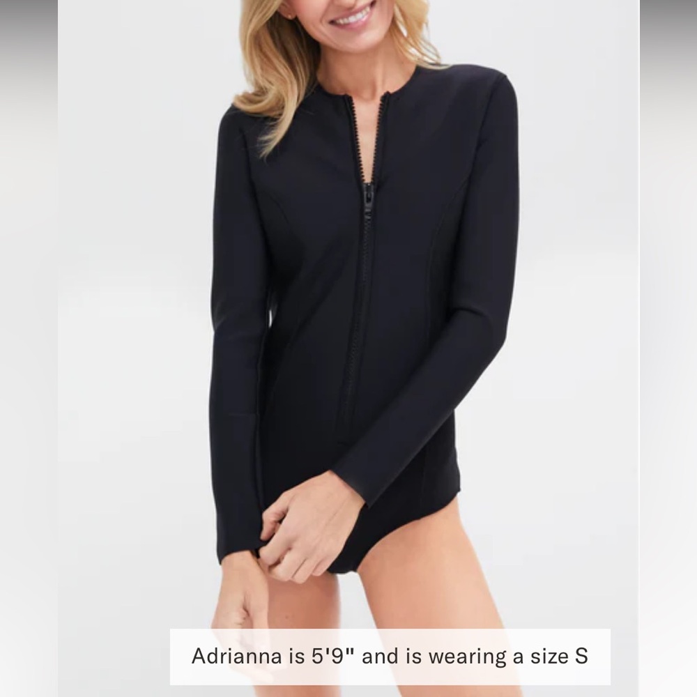 LISA MARIE FERNANDEZ

Black Farrah Long Sleeve Maillot